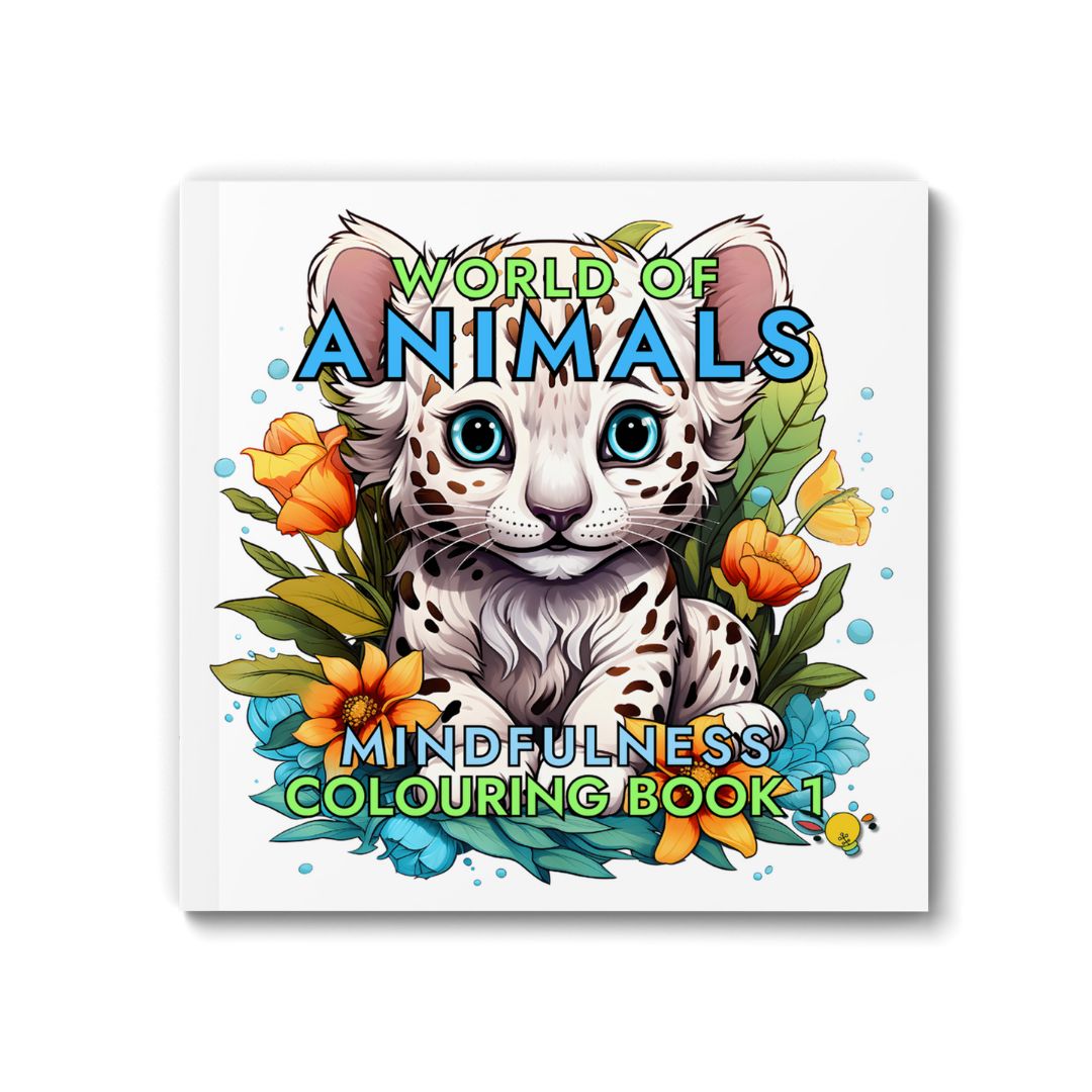 World of Animals Mindfulness Colouring Book 1