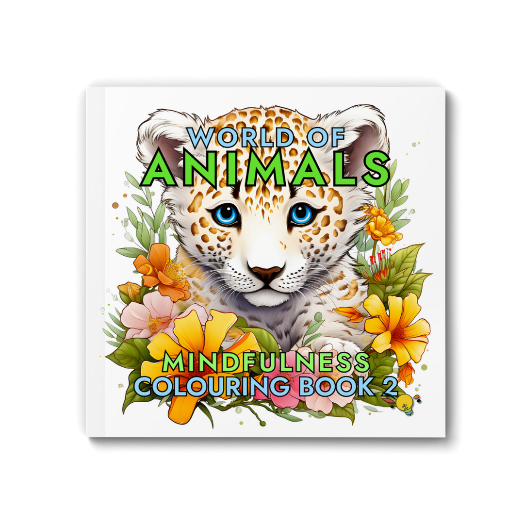 World of Animals Mindfulness Colouring Book 2