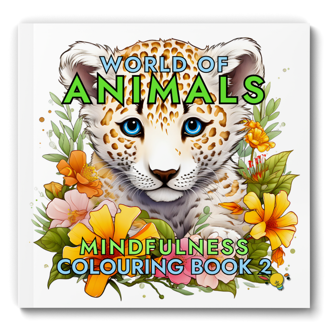 World of Animals Mindfulness Colouring Book 2