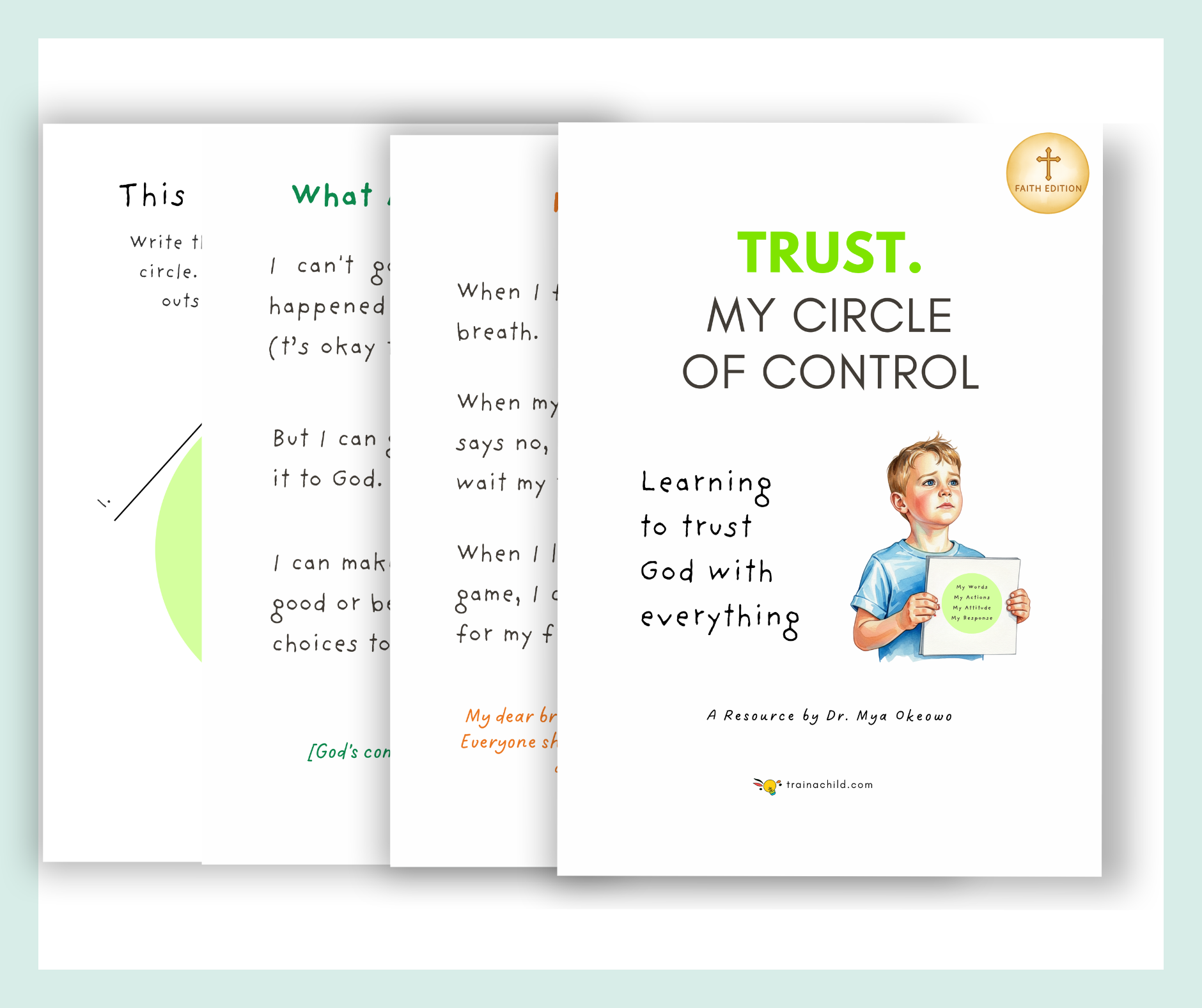 My Circle of Control | Early Years & SEN Emotional Wellbeing Resource (Faith Edition) - Image 5