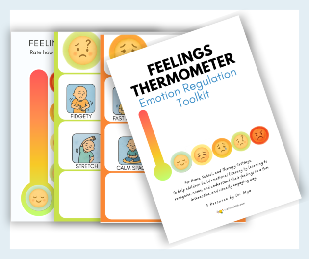 Feelings Thermometer – Emotional Regulation Toolkit - Train A Child Ideas
