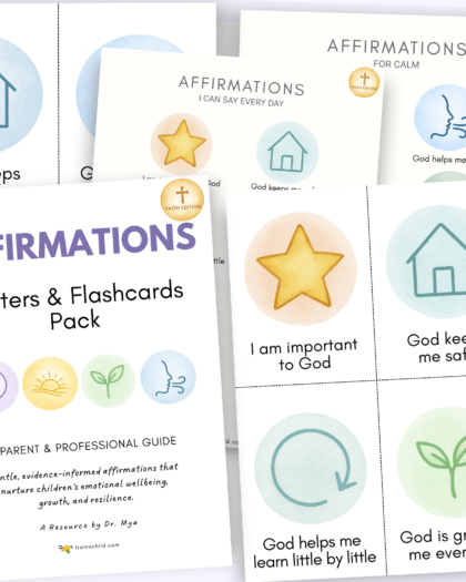 Affirmation Posters & Flashcards Pack – Faith Edition
