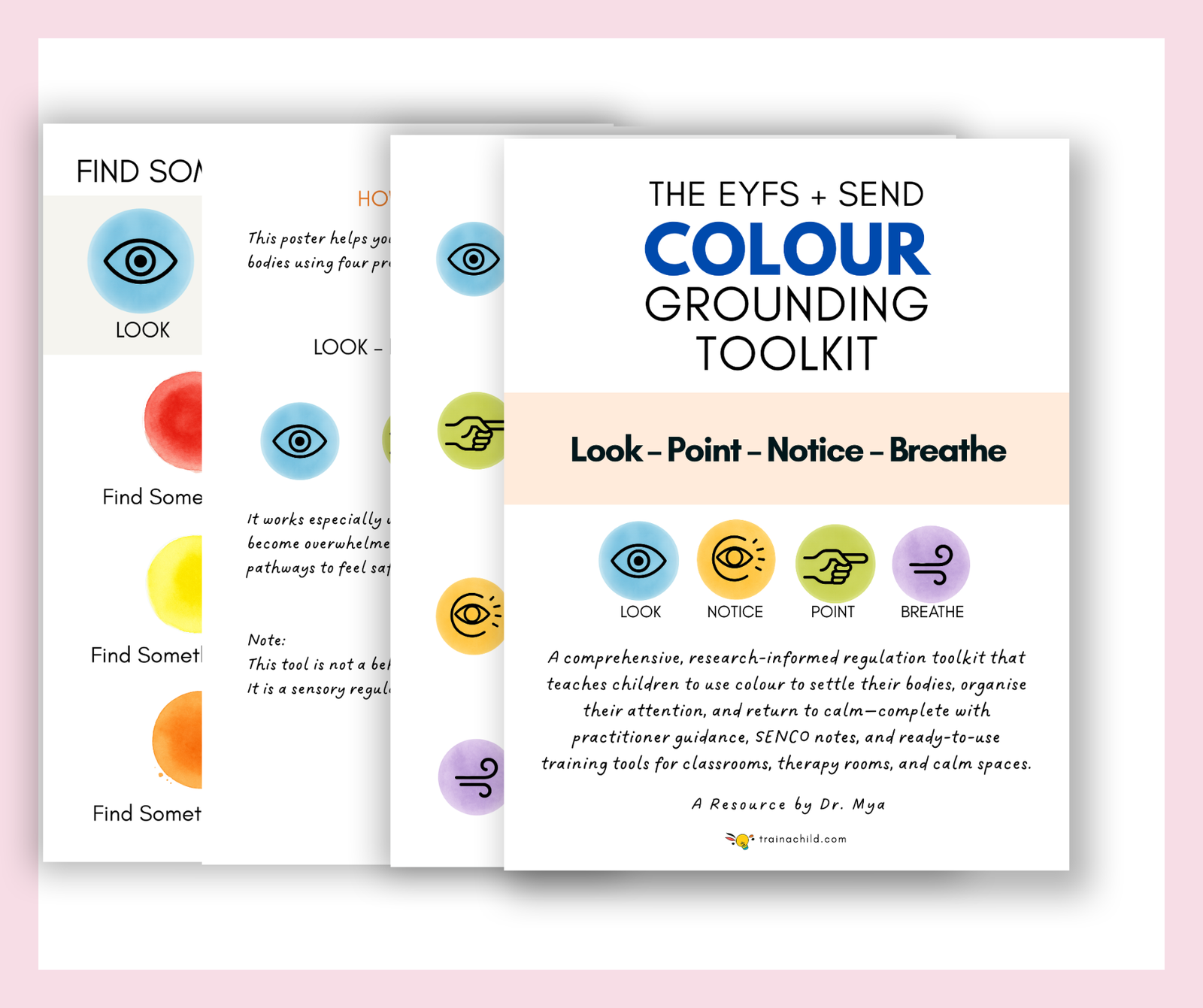 The EYFS + SEND 4-Step Icon Colour Grounding Toolkit (Professional SENCO, Practitioner & Parent Pack)