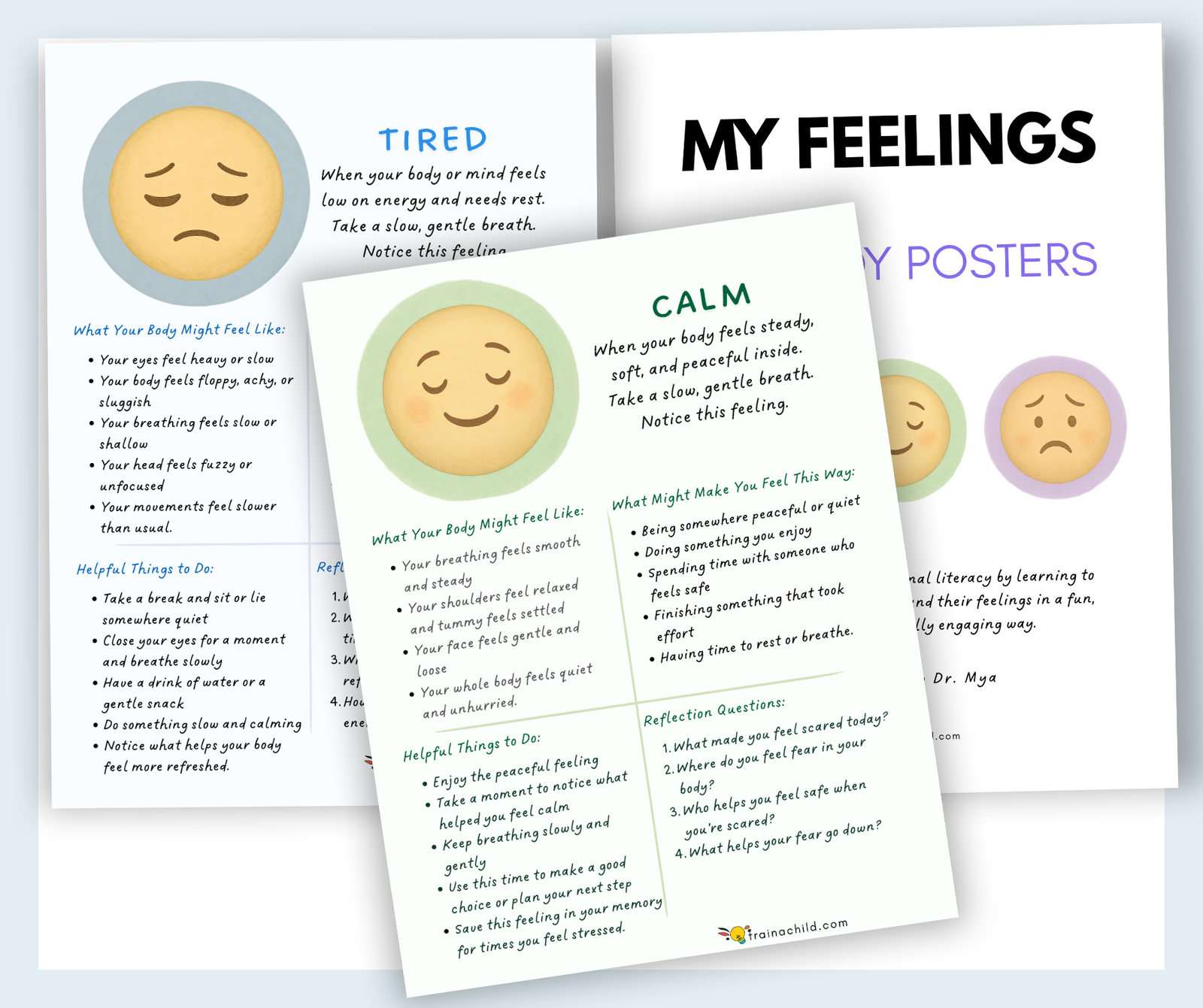 My Feelings – A3 Emotion Posters (12-Poster Set) - Image 5