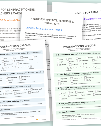 PAUSE – A Teen Emotional Check-In