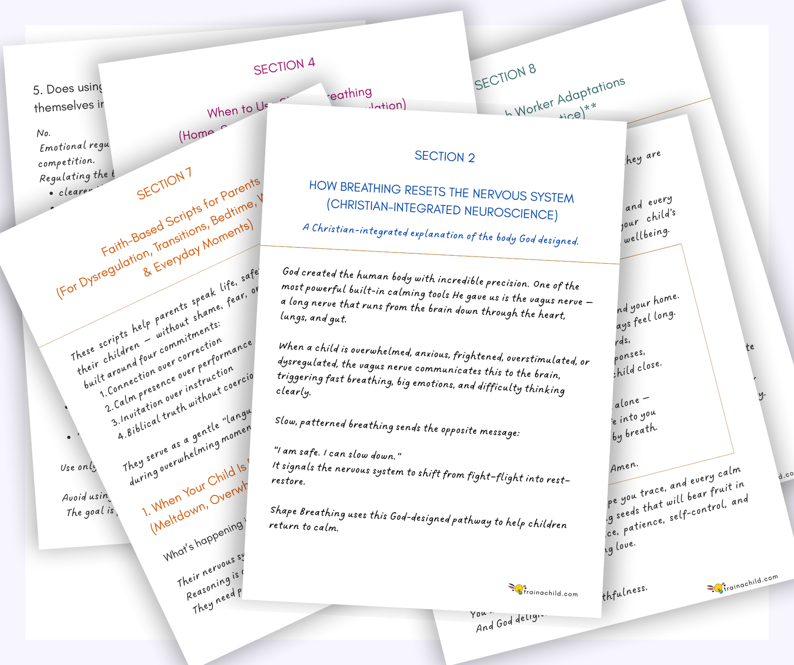 The Shape Breathing Calm Kit: A Parent & Professional Guide (Faith Edition) - Image 6