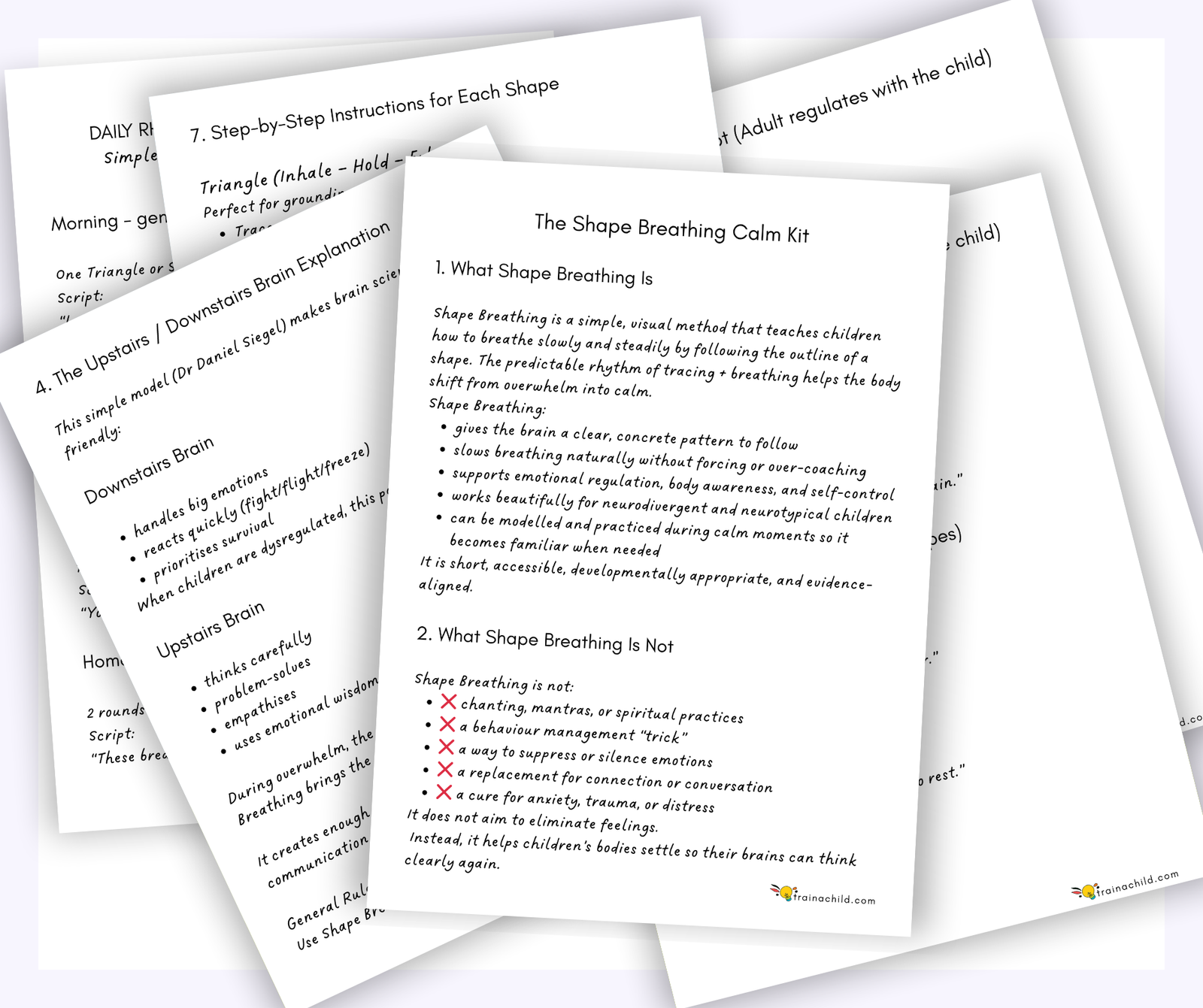 The Shape Breathing Calm Kit: A Parent & Professional Guide (Universal Edition) - Image 6