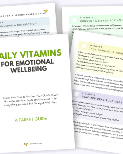 Daily Vitamins for Emotional Wellbeing: A Gentle Parent & Caregiver Guide